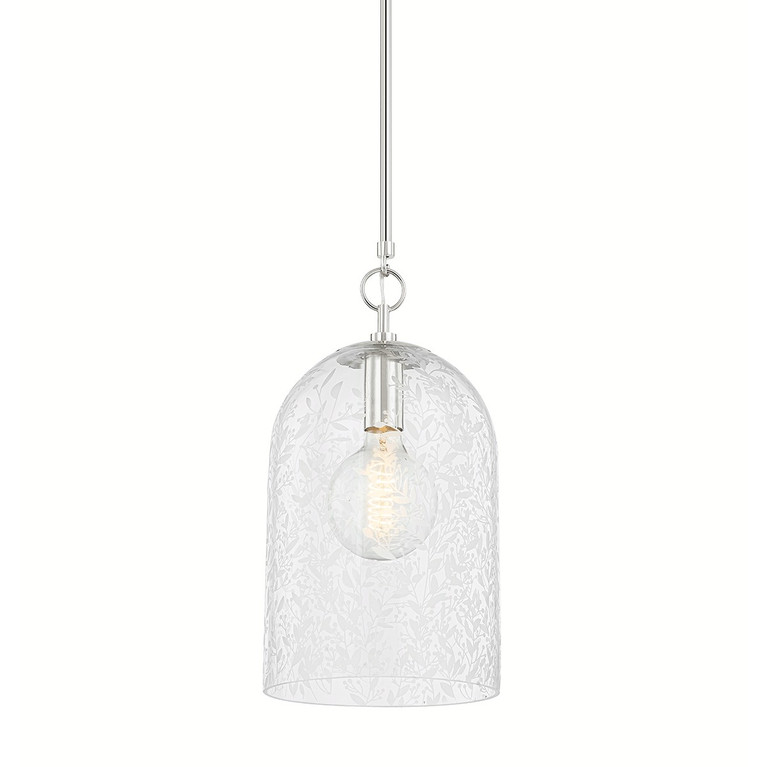 Hudson Valley - 7510-PN - One Light Pendant - Belleville - Polished Nickel