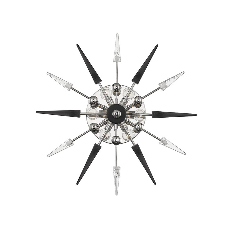Hudson Valley - 9024-PN - Six Light Wall Sconce - Sparta - Polished Nickel