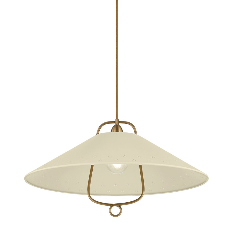 Hudson Valley - CB8624-HB/SSD - One Light Pendant - Pawley - Historic Bronze