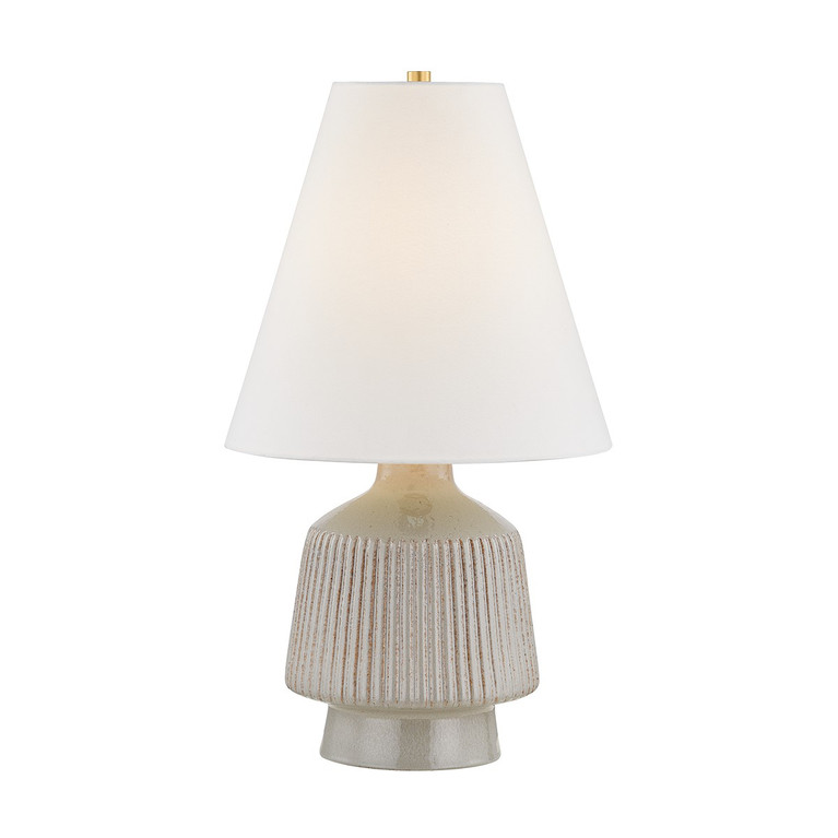 Hudson Valley - CBL5128-AGB/CCN - One Light Table Lamp - King - Aged Brass