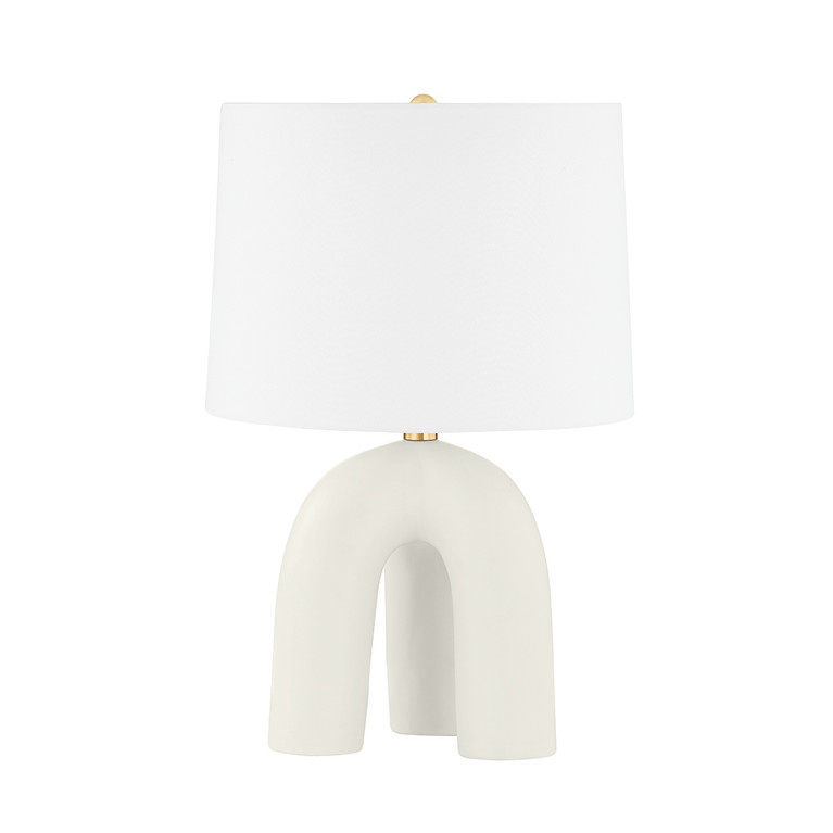 Hudson Valley - L1604-AGB/CSI - One Light Table Lamp - Mills Pond - Aged Brass