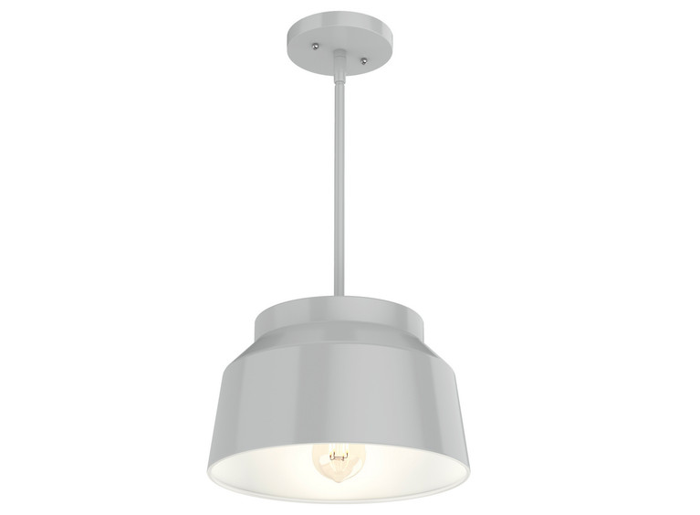 Hunter - 19024 - One Light Pendant - Cranbrook - Dove Grey