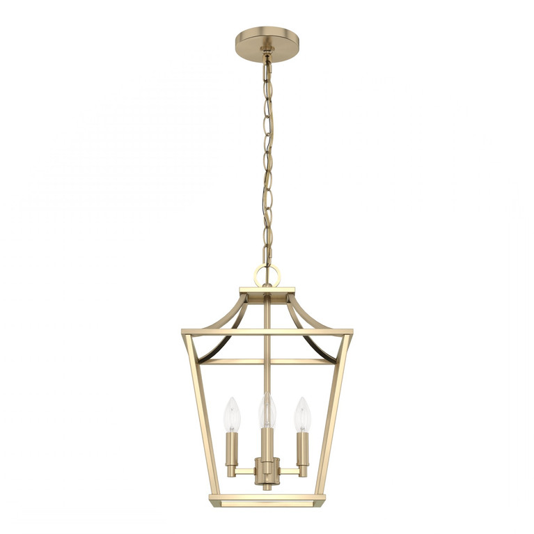 Hunter - 19066 - Four Light Pendant - Laurel Ridge - Alturas Gold