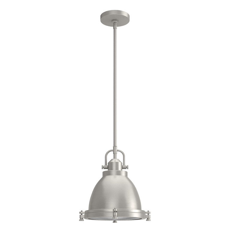 Hunter - 19107 - One Light Pendant - Bridgemoor - Brushed Nickel