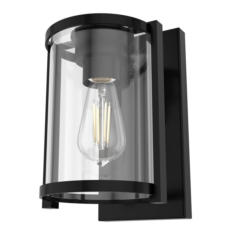 Hunter - 19125 - One Light Wall Sconce - Astwood - Matte Black