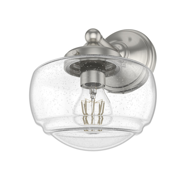 Hunter - 19140 - One Light Wall Sconce - Saddle Creek - Brushed Nickel