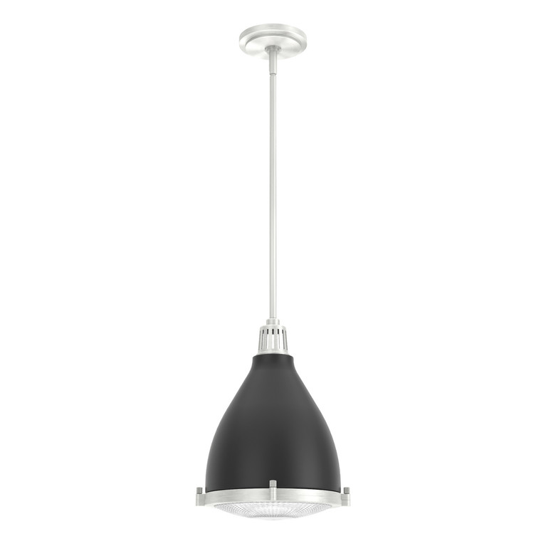Hunter - 19218 - One Light Pendant - Bluff View - Matte Black