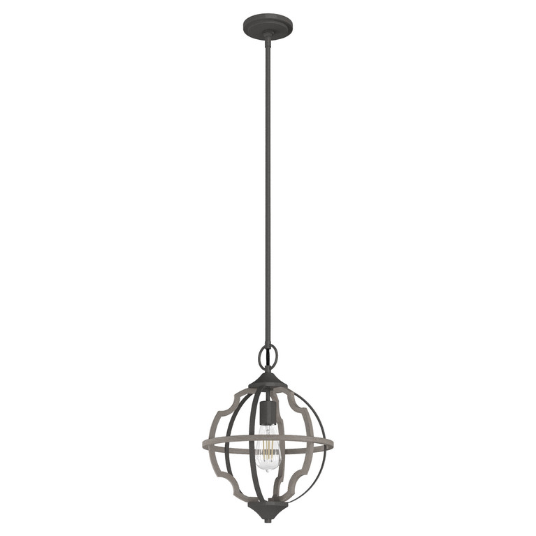 Hunter - 19222 - One Light Mini Pendant - Stone Creek - Noble Bronze