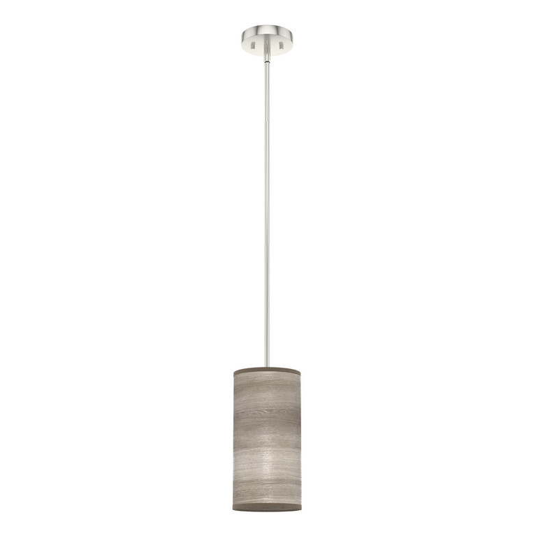 Hunter - 19239 - One Light Mini Pendant - Solhaven - Light Grey Oak