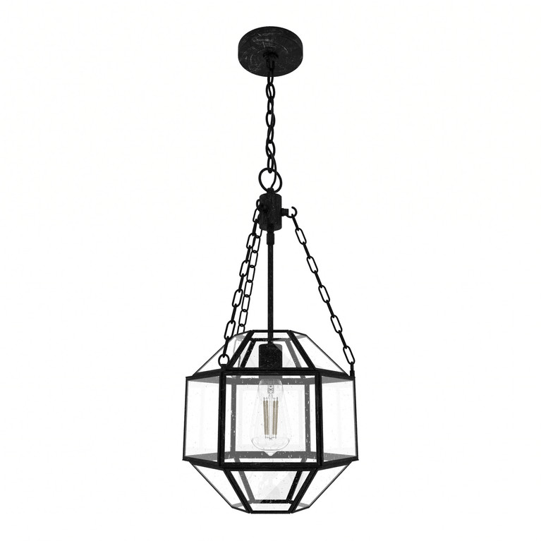 Hunter - 19363 - One Light Pendant - Indria - Rustic Iron