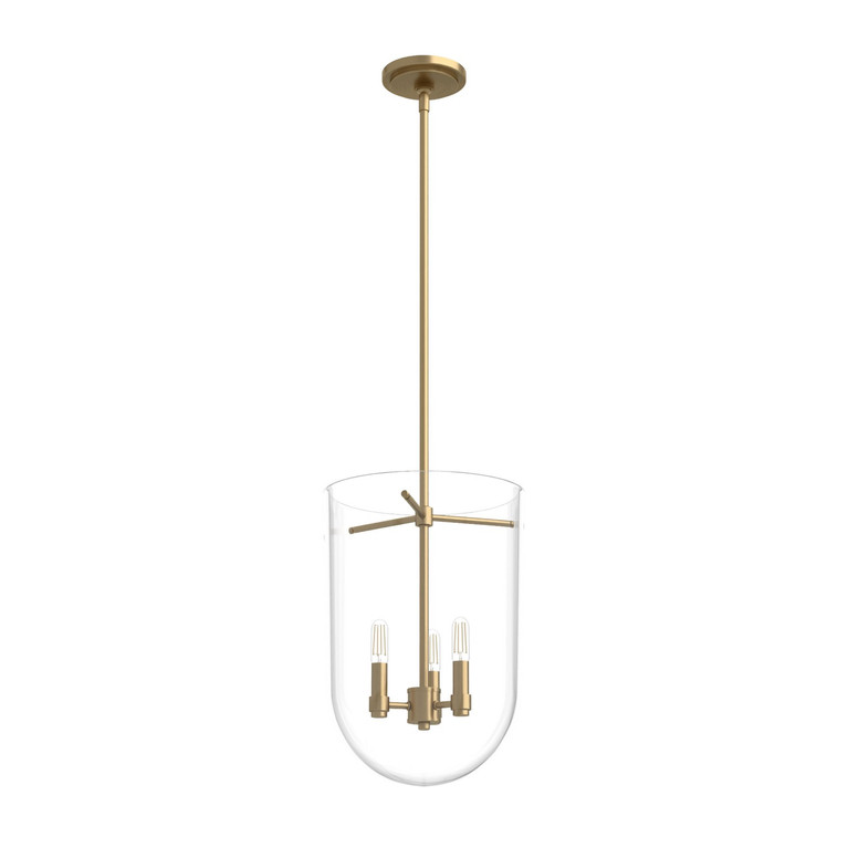 Hunter - 19385 - Three Light Pendant - Sacha - Alturas Gold