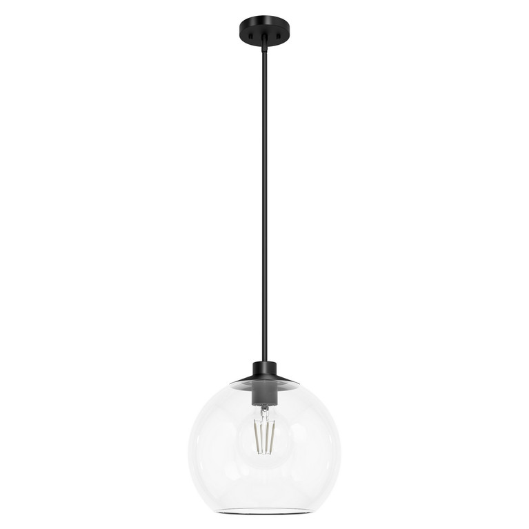 Hunter - 19512 - One Light Pendant - Xidane - Matte Black