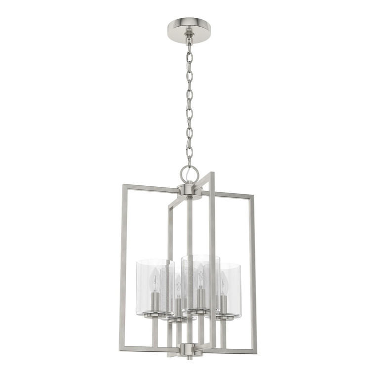 Hunter - 19539 - Four Light Pendant - Kerrison - Brushed Nickel