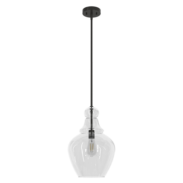 Hunter - 19566 - One Light Pendant - Maple Park - Noble Bronze
