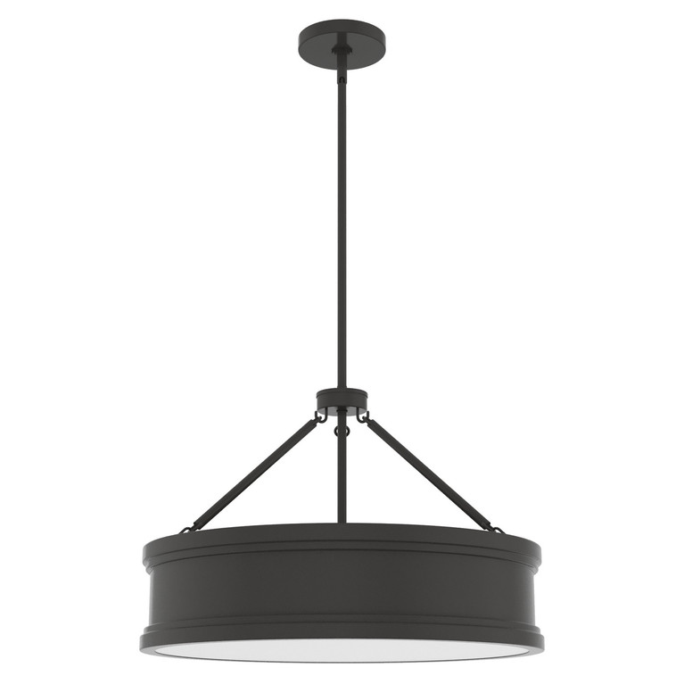 Hunter - 19610 - Five Light Pendant - Capshaw - Noble Bronze