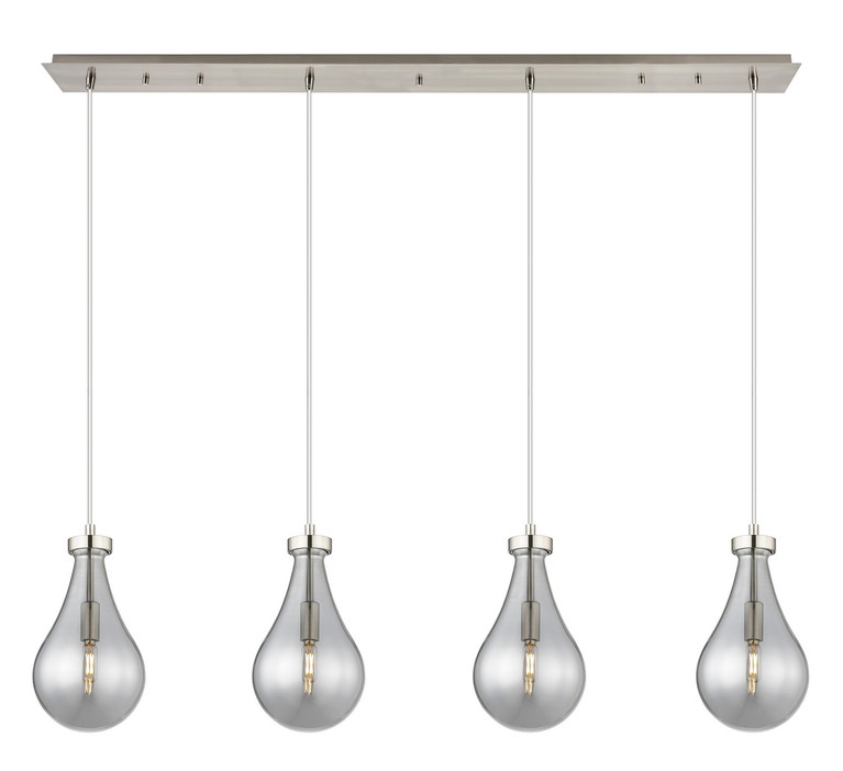 Innovations - 124-451-1P-SN-G451-7SM - Four Light Linear Pendant - Downtown Urban - Brushed Satin Nickel