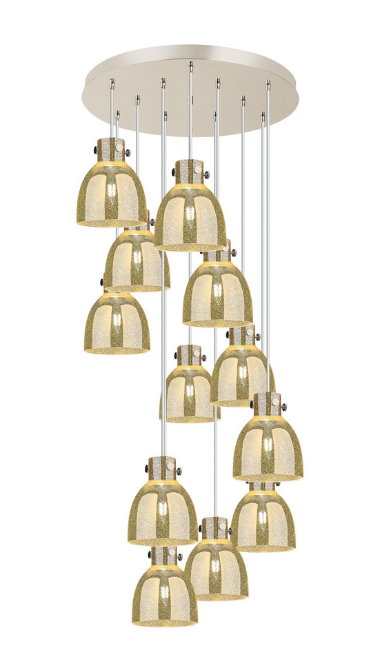 Innovations - 126-410-1PS-PN-G412-8ME - 12 Light Pendant - Downtown Urban - Polished Nickel