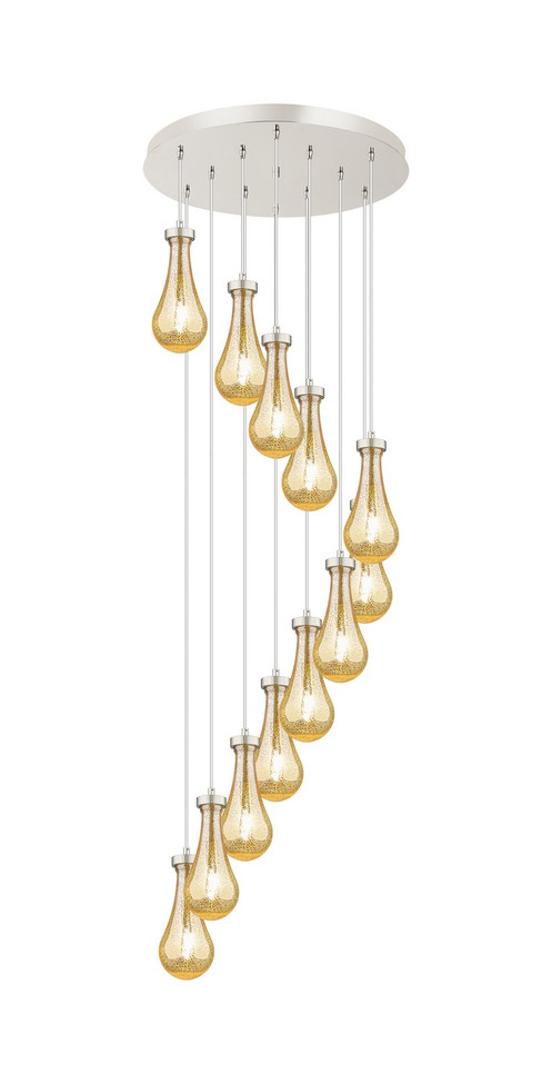 Innovations - 126-451-1P-PN-G451-5ME - 12 Light Pendant - Downtown Urban - Polished Nickel