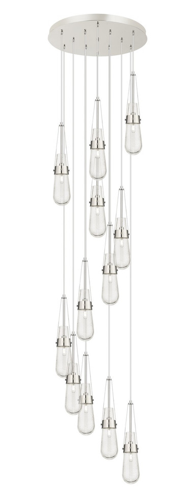Innovations - 126-452-1P-PN-G452-4SDY - 12 Light Pendant - Downtown Urban - Polished Nickel