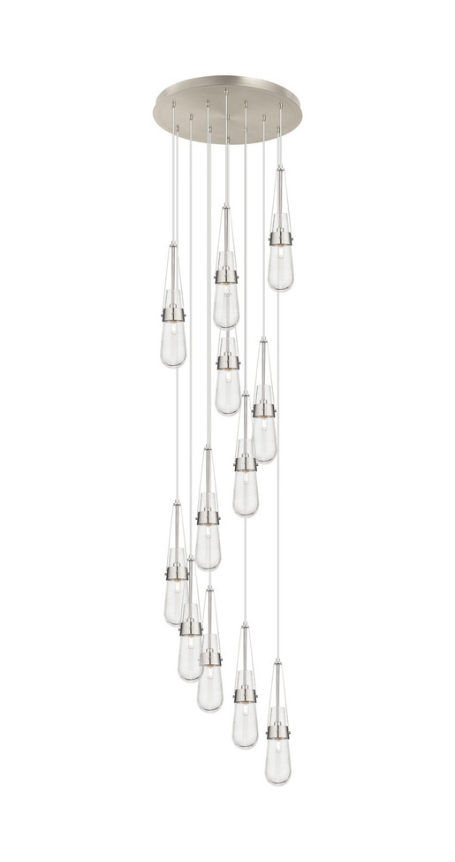 Innovations - 126-452-1P-SN-G452-4SDY - 12 Light Pendant - Downtown Urban - Brushed Satin Nickel
