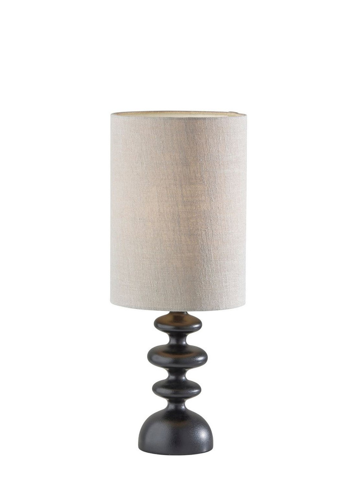 Adesso Home - 1604-01 - Table Lamp - Beatrice - Matte Black Polyresin