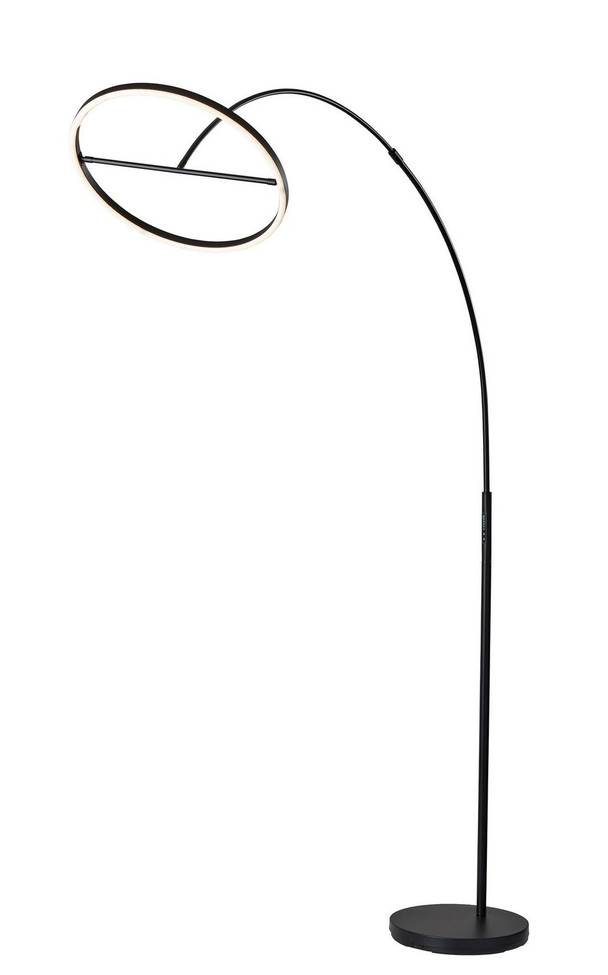 Adesso Home - 2154-01 - LED Floor Lamp - Falcon - Black
