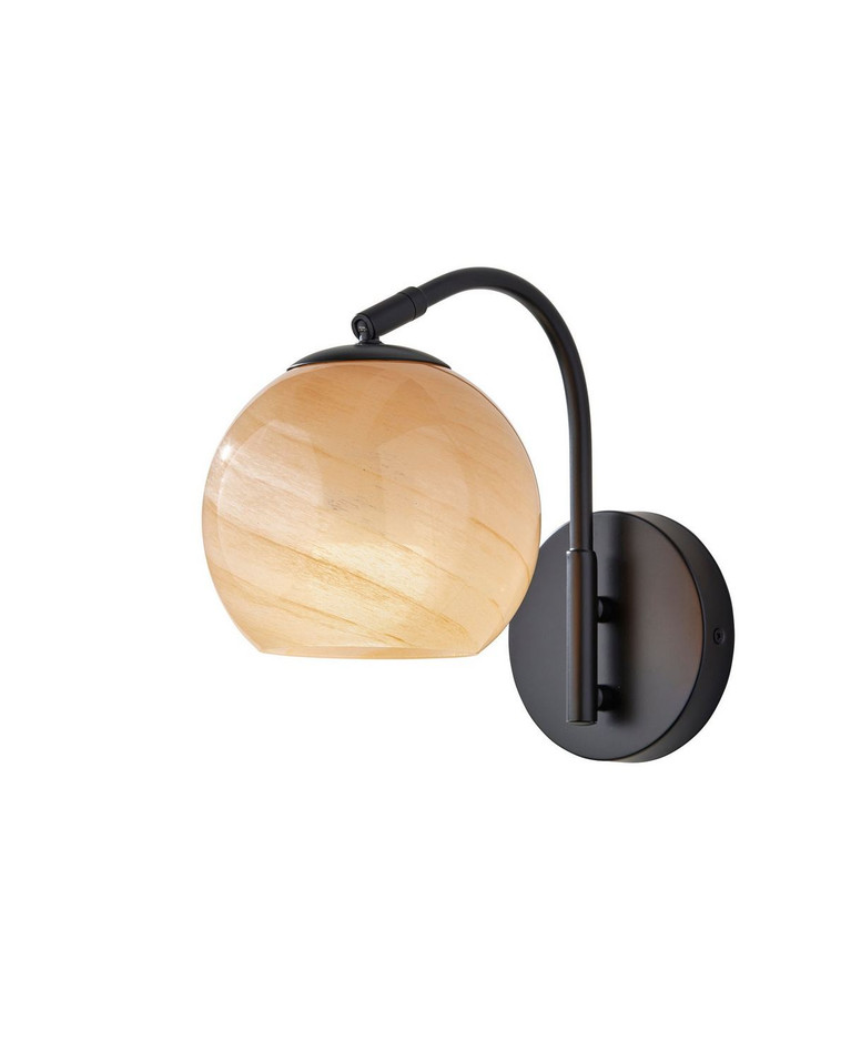 Adesso Home - 3784-01 - Wall Lamp - Nolan - Black