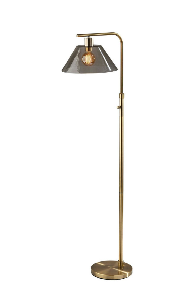 Adesso Home - 3798-21 - Floor Lamp - Zoe - Antique Brass