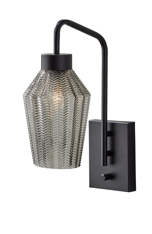 Adesso Home - 3876-01 - Wall Lamp - Belfry - Black