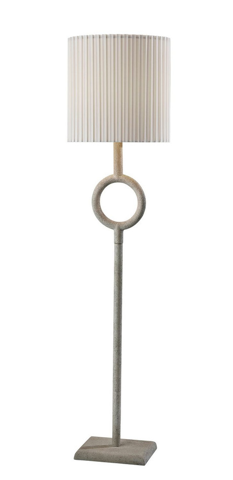 Adesso Home - 3952-02 - Floor Lamp - Elizabeth - Painted Stone Texture