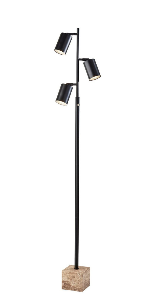 Adesso Home - 3967-01 - LED Tree Lamp - Rutherford - Black