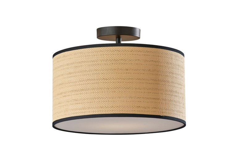 Adesso Home - 4009-01 - Flush Mount - Harvest - Black