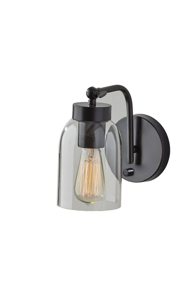 Adesso Home - 4286-01 - Wall Lamp - Bristol - Black
