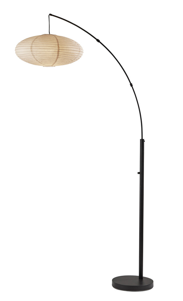 Adesso Home - 5024-01 - One Light Floor Lamp - Corinne - Black