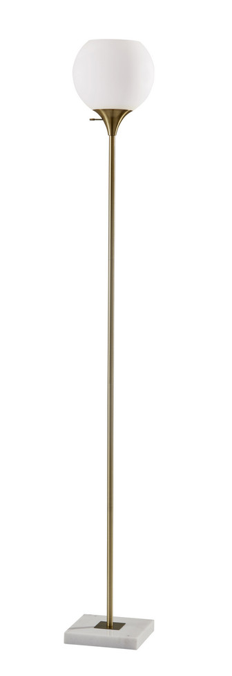 Adesso Home - 5179-21 - Torchiere - Fiona - Antique Brass