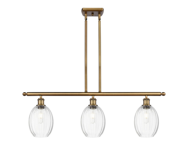 Innovations - 516-3I-BB-G459-6CL - Three Light Island Pendant - Ballston - Brushed Brass