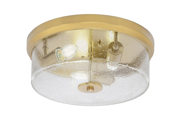 Toltec Lighting - 834-NAB-0 - Three Light Flush Mount - Flush Mounts - New Age Brass