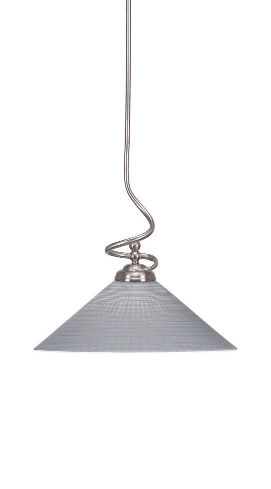 Toltec Lighting - 900-BN-4012 - One Light Pendant - Capri - Brushed Nickel