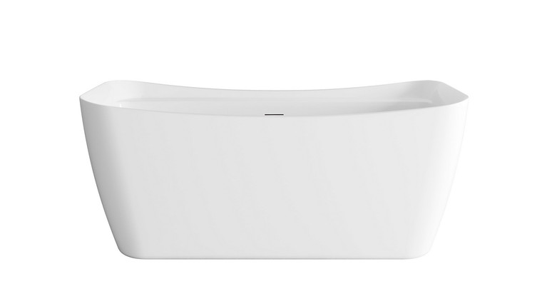 Elegant Lighting - BT10459GW-BNK - Soaking Bathtub - Harrieta - Glossy White