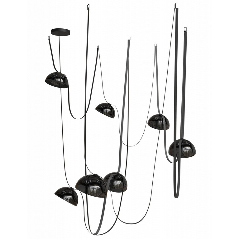 Avenue Lighting - HF7207-G102-BLK - LED Chandelier - Fremont - Black