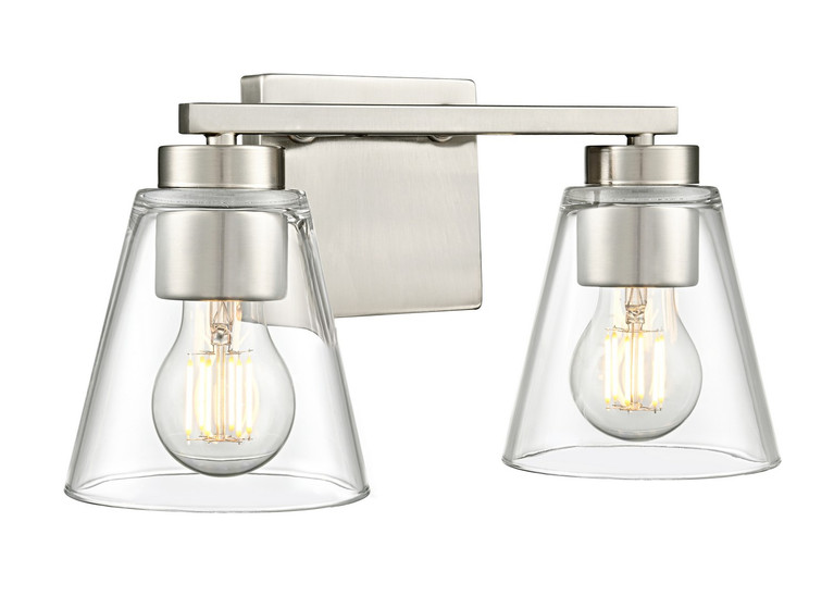 Millennium - 64002-BN - Two Light Vanity - Strayhan - Brushed Nickel