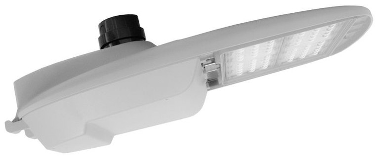 Westgate - STL2-50W-50K - LED Street/Roadway Lights W/Nema Twist-Lock Photocell Socket (Shorting Cap Incl.) - Light Grey