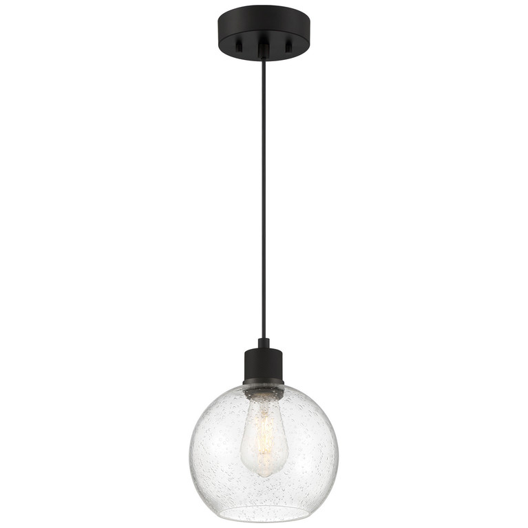 Access - 63142LEDDLP-MBL/SDG - LED Pendant - Port Nine Burgundy - Matte Black