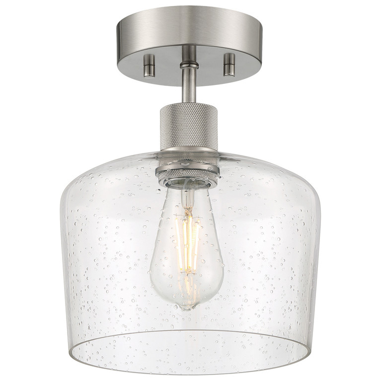 Access - 63147LEDDLP-BS/SDG - LED Semi Flush Mount - Port Nine Chardonnay - Brushed Steel