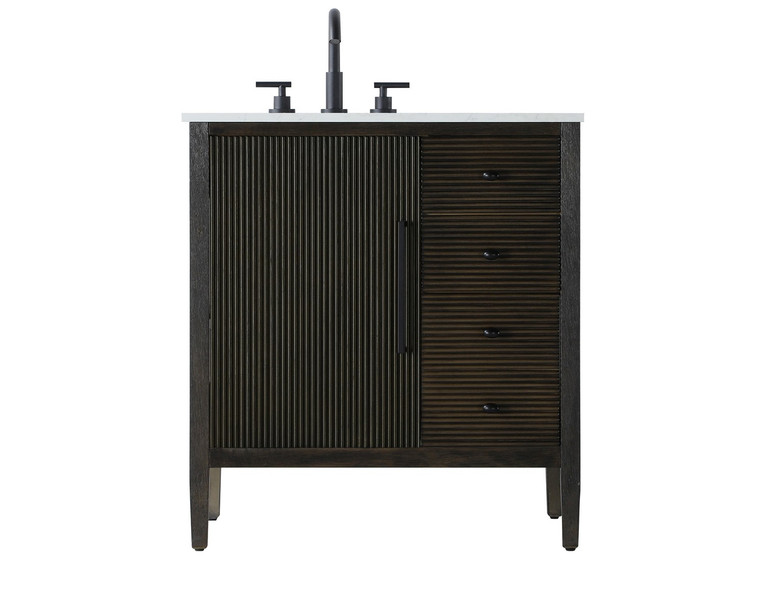 Elegant Lighting - VF29632CO - Bathroom Vanity - Blakely - Chocolate Oak