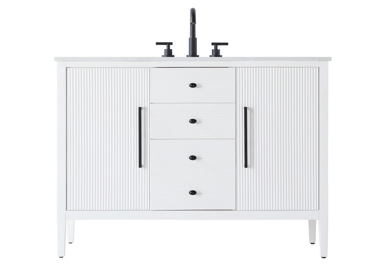 Elegant Lighting - VF29648WH - Bathroom Vanity - Blakely - White