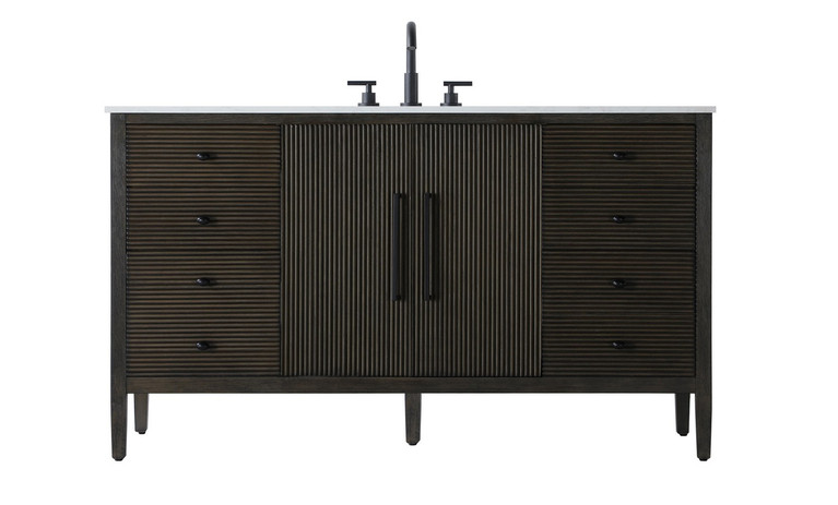 Elegant Lighting - VF29660CO - Bathroom Vanity - Blakely - Chocolate Oak