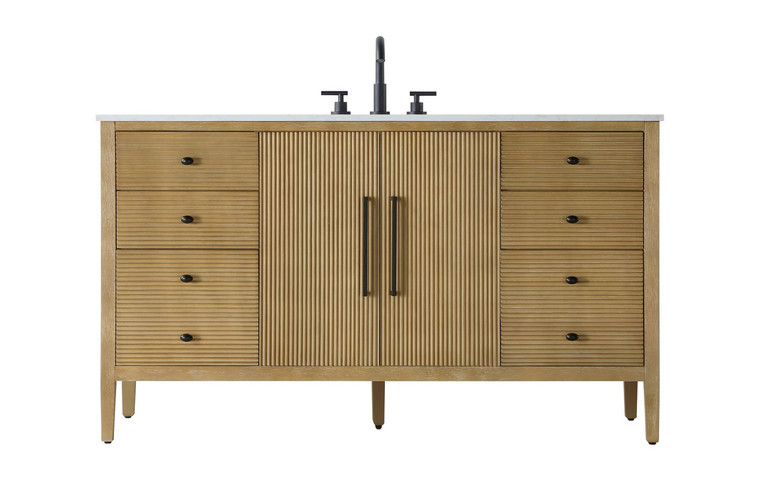 Elegant Lighting - VF29660LO - Bathroom Vanity - Blakely - Linen Oak