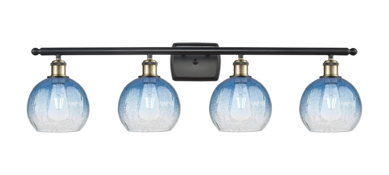 Innovations - 516-4W-BAB-G483-8SB - Four Light Bath Vanity - Ballston - Black Antique Brass
