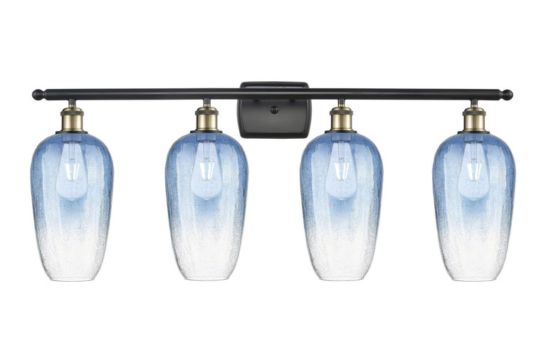 Innovations - 516-4W-BAB-G484-7SB - Four Light Bath Vanity - Ballston - Black Antique Brass